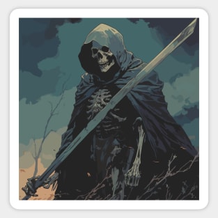 Skeleton Warrior Sticker